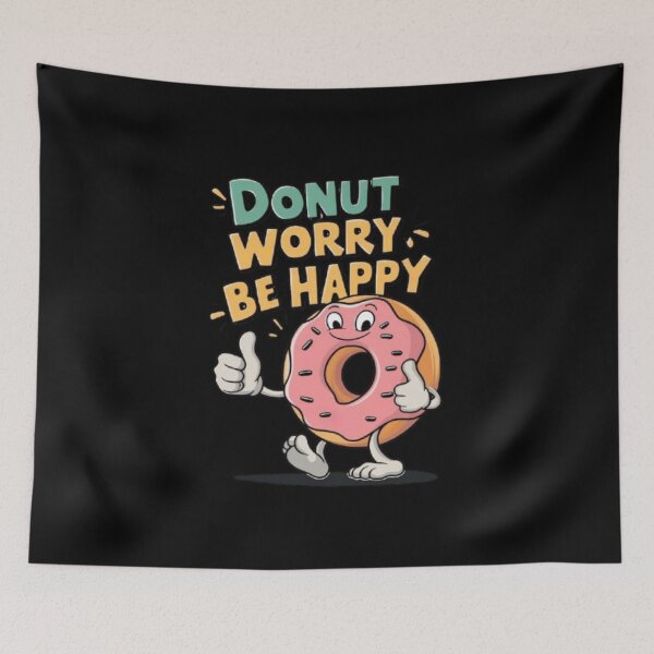 Item preview, Donut Worry Be Happy designed and sold by ibrahimnnaji48.