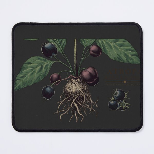 Item preview, Vintage Belladonna Print | Dark Academia Botanical Illustration | Scholar Decor designed and sold by JACI'S STORE.