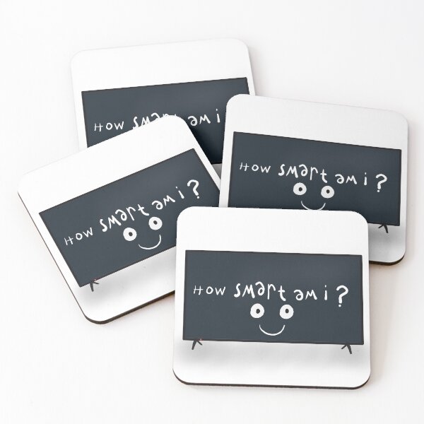 Item preview, How Smart Am I? Modern TV Screen Displaying a Curious Question About Intelligence designed and sold by Beautiful art store.