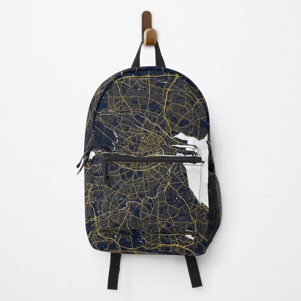 Item preview, Dublin City Map of Ireland - Gold Art Deco designed and sold by deMAP.