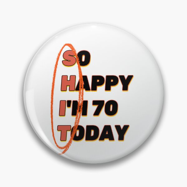 Item preview, Funny 70th Birthday SHIT Design designed and sold by luminous-studio.