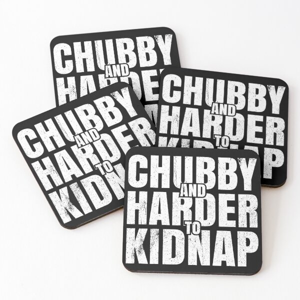 Item preview, Chubby and Harder to Kidnap - Funny Fat People Humor designed and sold by kamalasyakila.