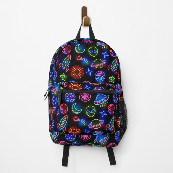 Item preview, Neon Space Moon Rocket Planet Star designed and sold by ChristinasMess.