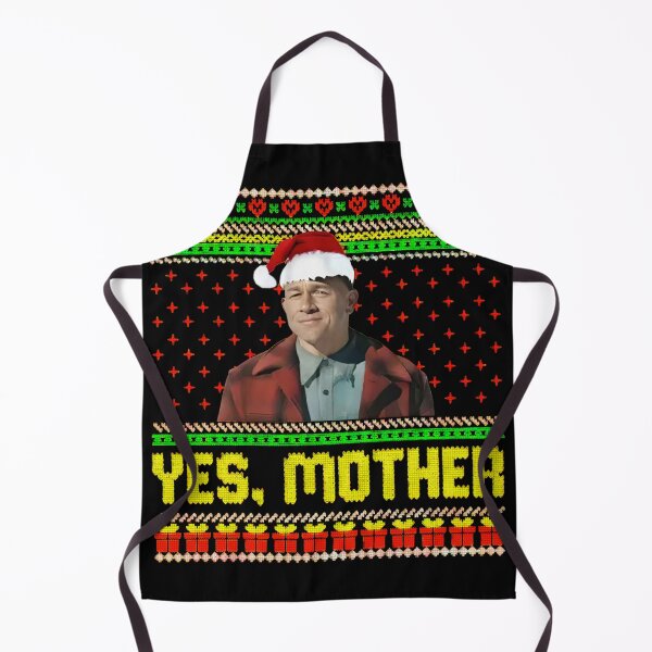 Item preview, Charlie Hunnam (Ed Gein) Yes Mother Funny Christmas Meme designed and sold by PugPuppyLife.