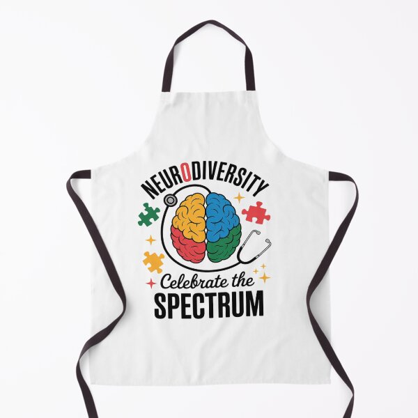 Item preview, Neurodiversity Celebrate The Spectrum Brain Autism Awareness designed and sold by MinaReinger.