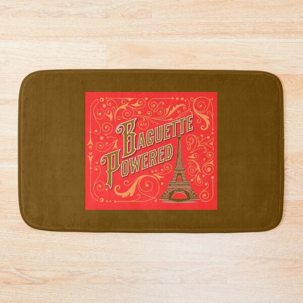 Item preview, Baguette Powered – French Humor & Paris Pride Design designed and sold by FrancophileFun.