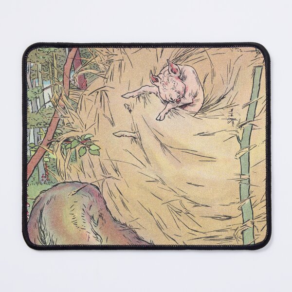 Item preview, 'Three little pigs' and the Big Bad Wolf by Joseph Jacobs designed and sold by Filologica.