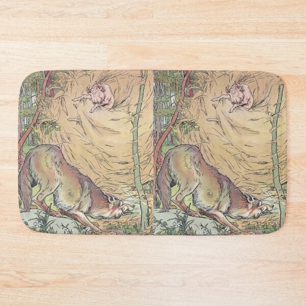 Item preview, 'Three little pigs' and the Big Bad Wolf by Joseph Jacobs designed and sold by Filologica.