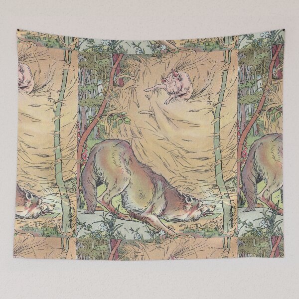 Item preview, 'Three little pigs' and the Big Bad Wolf by Joseph Jacobs designed and sold by Filologica.