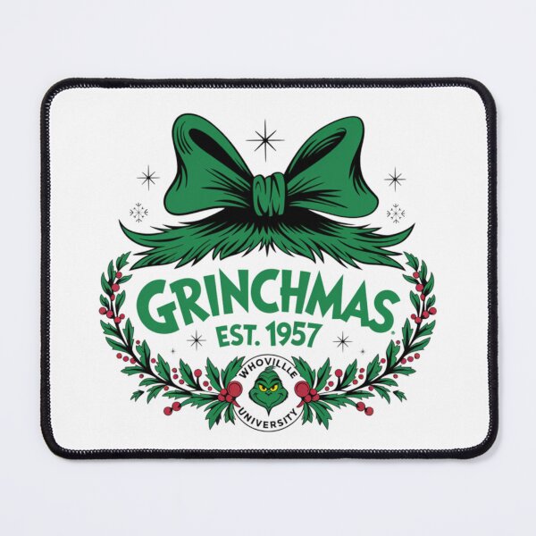 Item preview, Grinch Christmas Vintage Wreath Design – Merry Grinchmas Holiday Art designed and sold by juniaheneili.