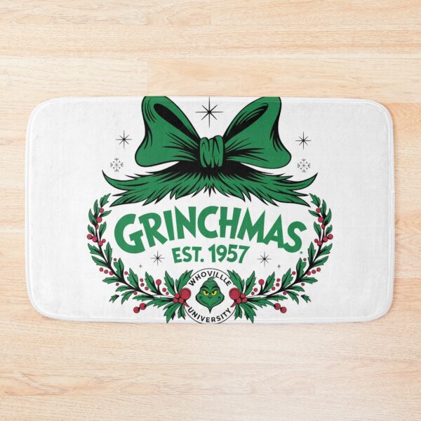 Item preview, Grinch Christmas Vintage Wreath Design – Merry Grinchmas Holiday Art designed and sold by juniaheneili.