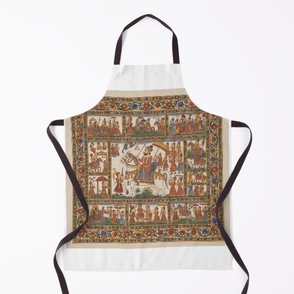 Item preview, Royal Procession in Traditional Phad Style designed and sold by digisetumedia.