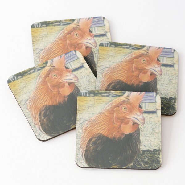 Item preview, The Gatekeeper - Funny Chicken designed and sold by CoastandCountry.