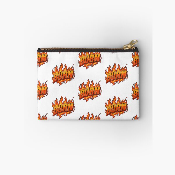Item preview, BURN – Bold Retro Flame Graphic Design designed and sold by EverlaPrints.