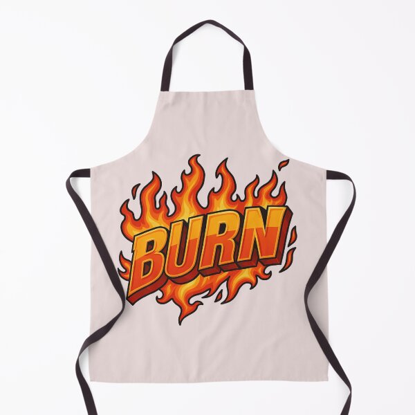Artikelvorschau, BURN – Markantes Retro-Flammen-Grafikdesign entworfen und verkauft von EverlaPrints.