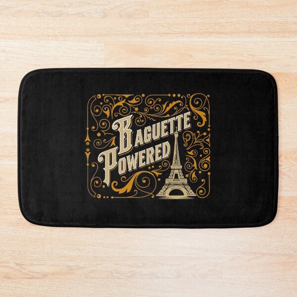 Item preview, Baguette Powered – French Humor & Paris Pride Design designed and sold by FrancophileFun.