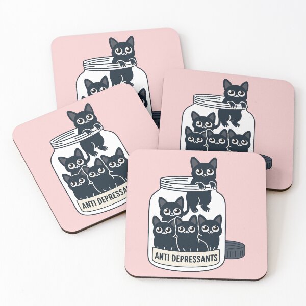 Item preview, Cat jar anti depressants designed and sold by BrownHorse90s.