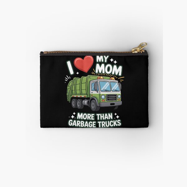 Item preview, Love Mom Garbage Truck Mother Heart Recycling Day Dustcar designed and sold by DrewLeuschke.
