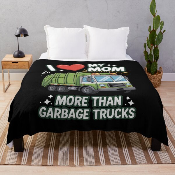 Item preview, Love Mom Garbage Truck Mother Heart Recycling Day Dustcar designed and sold by DrewLeuschke.