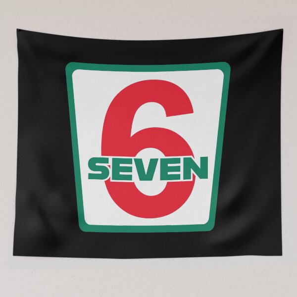 Item preview, 6-Seven Parody Logo – Funny Convenience Store Design designed and sold by getpressedshirt.