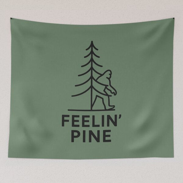Item preview, Feelin' Pine Sasquatch Bigfoot Tree Funny Camping Forest Design designed and sold by Searching ideas.