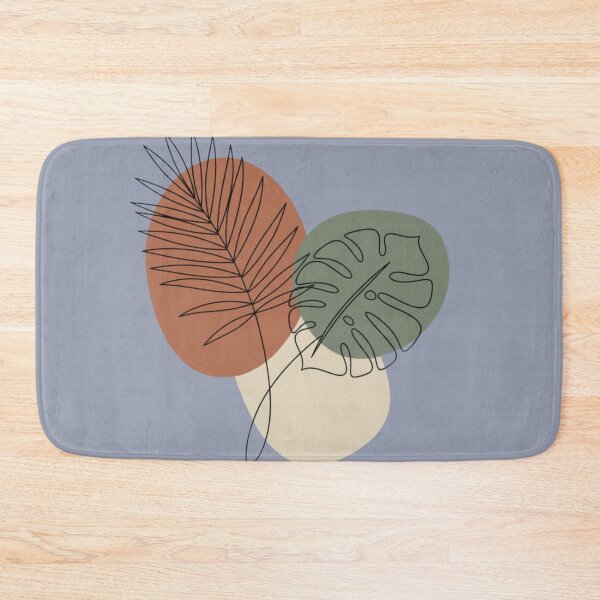 Item preview, Minimalist Botanical Leaves Abstract art designed and sold by anandsiva2703.