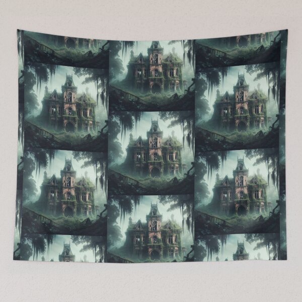 Item preview, Creepy Hunted House designed and sold by Mywaymylife.