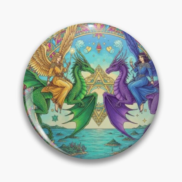 Item preview, Angel and Dragon designed and sold by PP&RAINBOW SHOP.