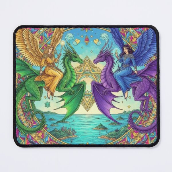 Item preview, Angel and Dragon designed and sold by PP&RAINBOW SHOP.