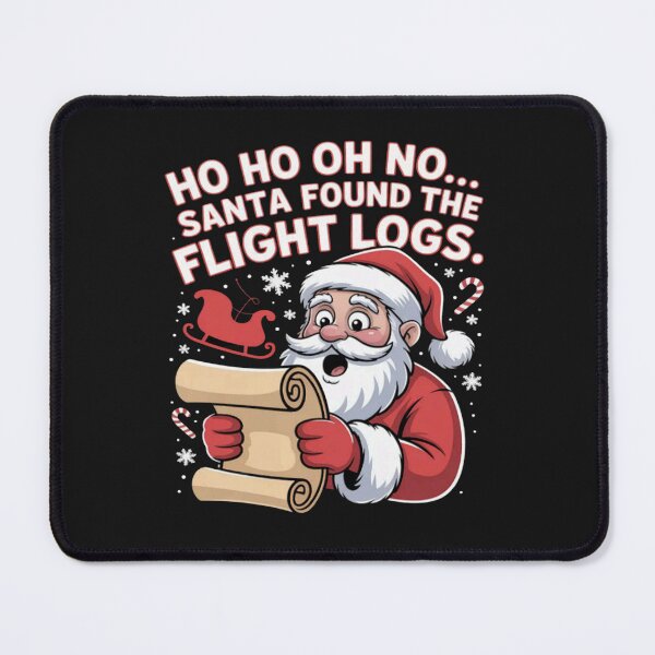 Item preview, Santa Found The Flight Logs Christmas In July Conspiracy Fan designed and sold by StacyAntunez6.