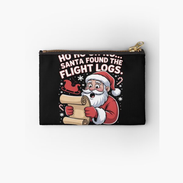 Item preview, Santa Found The Flight Logs Christmas In July Conspiracy Fan designed and sold by StacyAntunez6.