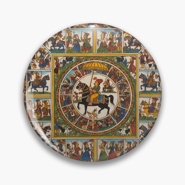 Artikelvorschau, Royal Cavalier in Circular Phad Composition entworfen und verkauft von digisetumedia.