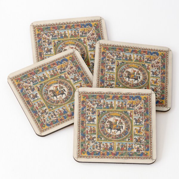 Item preview, Royal Cavalier in Circular Phad Composition designed and sold by digisetumedia.