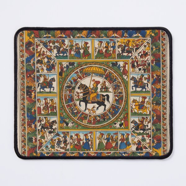 Item preview, Royal Cavalier in Circular Phad Composition designed and sold by digisetumedia.