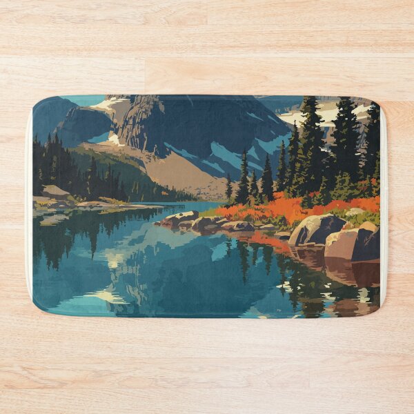 Item preview, Mount Assiniboine BC | "Matterhorn of the Rockies" Art designed and sold by TuncGK.