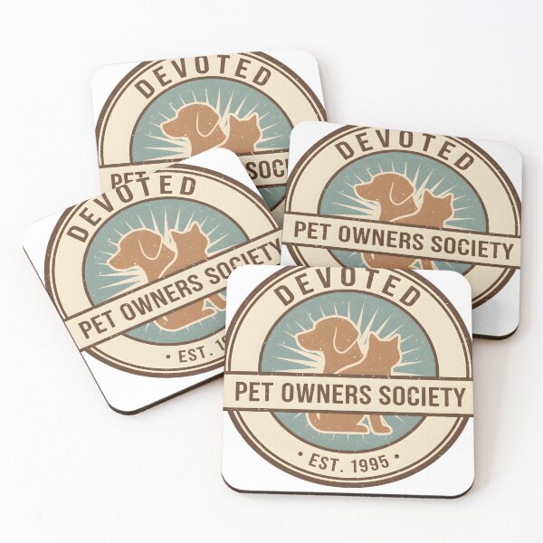 Item preview, Devoted Pet Owners Society – Vintage Animal Lovers Design designed and sold by StudioEcho.