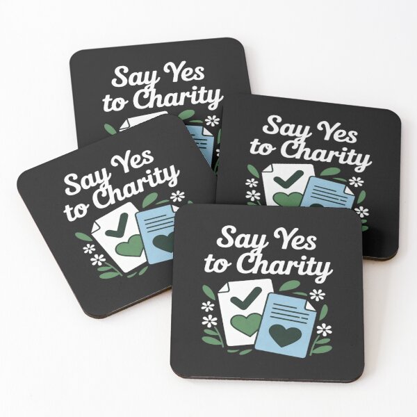 Item preview, Say Yes to Charity Script Checkmark  designed and sold by StacyAntunez6.