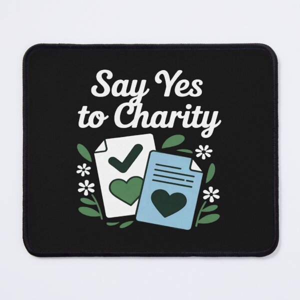 Item preview, Say Yes to Charity Script Checkmark  designed and sold by StacyAntunez6.