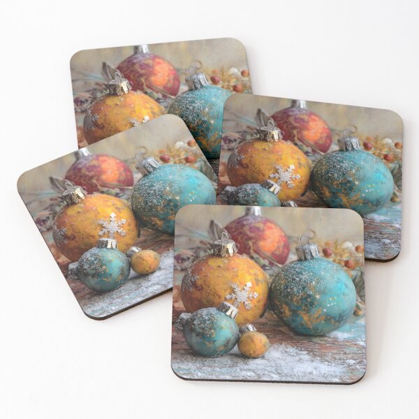 Item preview, Frosted decorative Christmas balls designed and sold by dcrc.