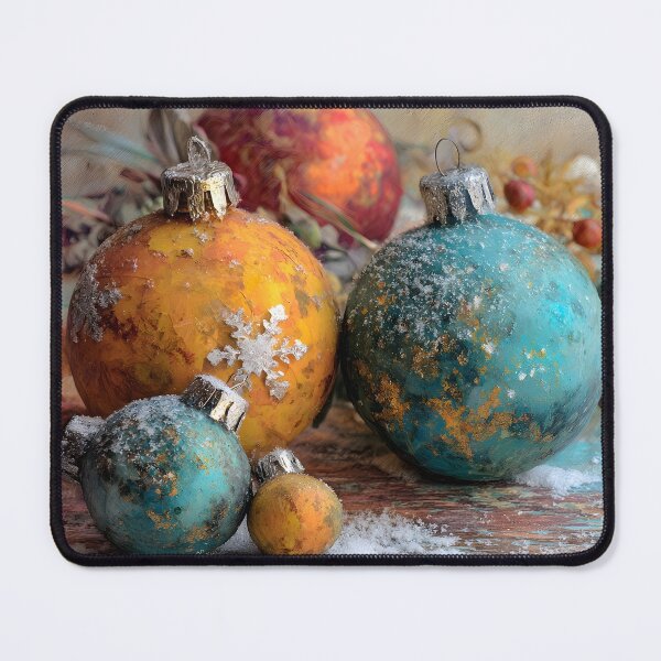 Item preview, Frosted decorative Christmas balls designed and sold by dcrc.