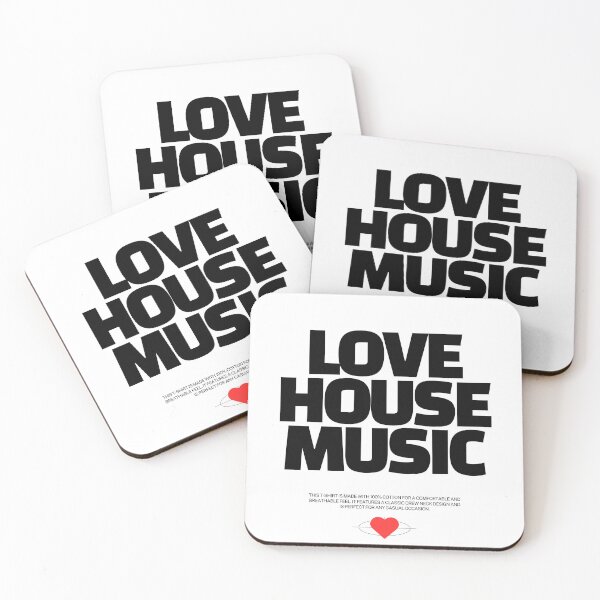 Item preview, LOVE HOUSE MUSIC designed and sold by TOP_TEES.