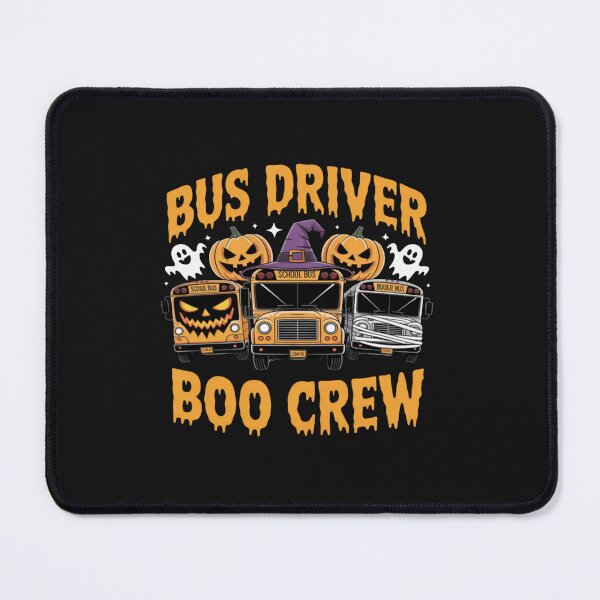 Item preview, School Bus Driver Boo Crew Witch Hat Pumpkin Ghost Halloween designed and sold by ChristopherMil6.