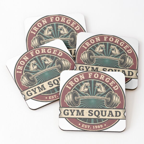 Item preview, Iron Forged – Vintage Gym Squad Fitness Design designed and sold by StudioEcho.