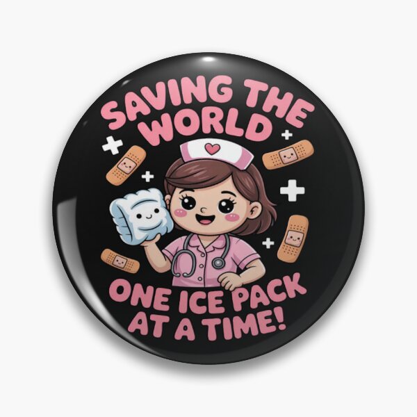 Item preview, School Nurse - Saving The World One Ice Pack At A Time designed and sold by ChristopherMil6.