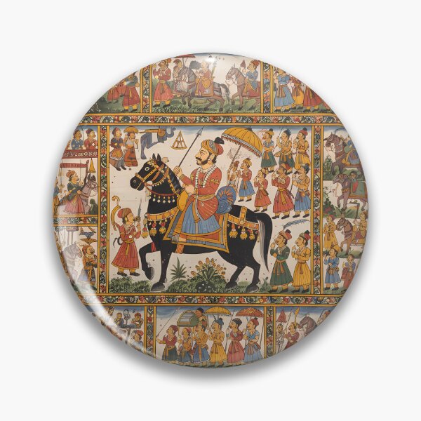 Artikelvorschau, Majestätischer Königszug in Phad-Kunst entworfen und verkauft von digisetumedia.