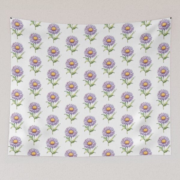Item preview, Aster - September Birth Flower designed and sold by starrylite.