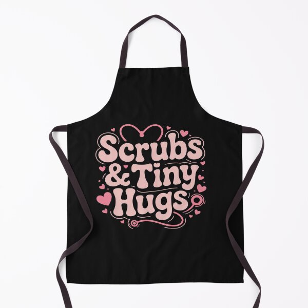 Item preview, Scrubs and Tiny Hugs Cute Nurse designed and sold by ChristopherMil6.