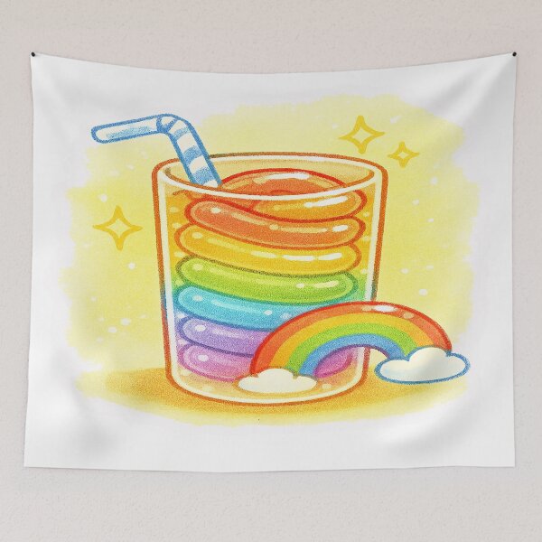 Item preview, Crayon Dreams-Shop owner and assistants: Whimsical Dessert Sip of Love designed and sold by DinsignStudio.