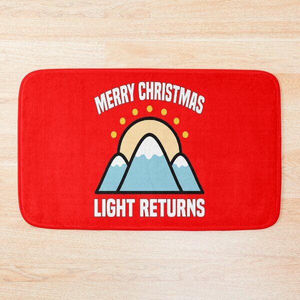 Item preview, MERRY CHRISTMAS - LIGHT RETURNS | Sunrise Winter Hope | Inspirational Christmas designed and sold by KEF Custom.