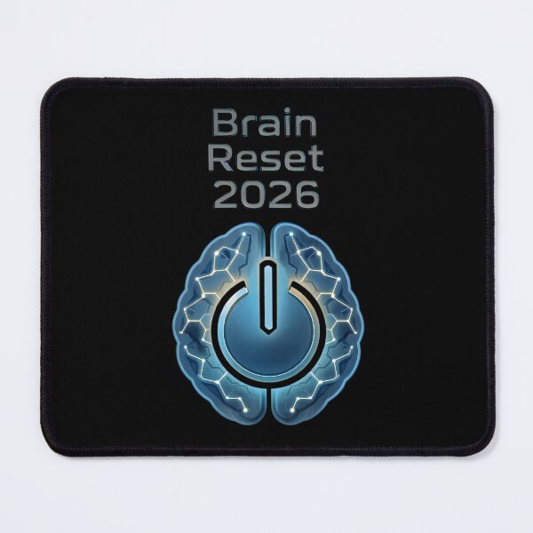Item preview, Brain Reset 2026 – Futuristic Neuroscience Art for a Fresh Start | Mindset & Mental Health Gift Idea designed and sold by PureBrain.